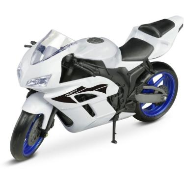 Imagem de Moto de Brinquedo Racing Motorcycle 22cm com Rodas de Borracha e Suspensão Traseira Roma