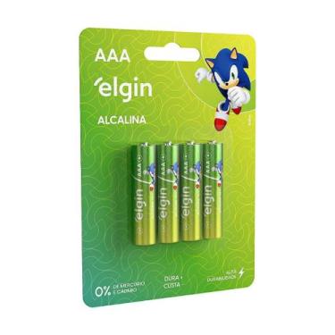 Imagem de Pilha Alcalina AAA Blister 4 Peças - Elgin