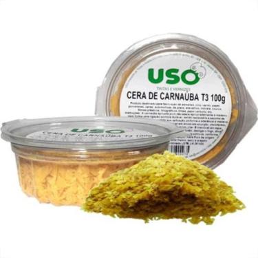 Imagem de Cera Granulada De Carnauba Uso 100G Pote 0007-6 - Kit C/6 - USO TINTAS