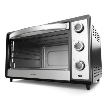 Imagem de Forno Elétrico de Bancada Britânia BFE62A 62L 1800W com Dupla Resistência Preto 110V
