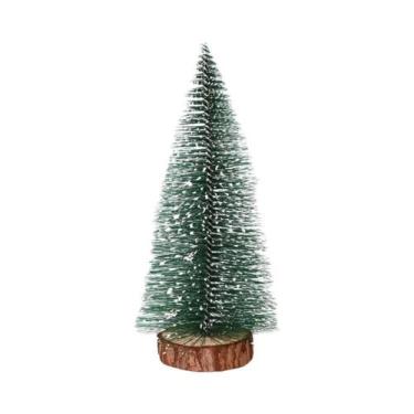 Imagem de Mini Enfeites De Cedro Para Decoração De Árvore De Natal, Figuras De M