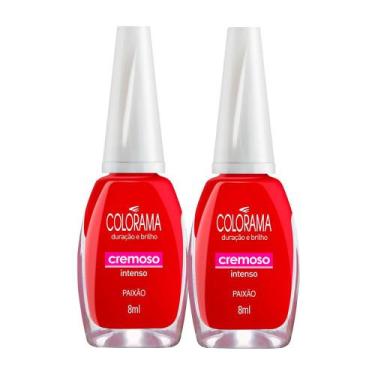 Imagem de Kit 2 Esmalte Colorama Cor Paixão com 8ml