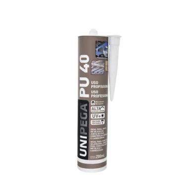 Imagem de Adesivo Poliuretano Selante PU 40 Profissional Unipega, Preto