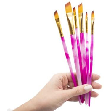 Imagem de Bee Unique Kit de 6 Pincéis Chanfrados - Colors Collection, 175832