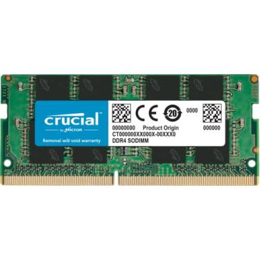 Imagem de Crucial Memória 16GB Single DDR4 3200 MT/S (PC4-25600) CL22 DR X8 Unbuffered SODIMM 260-Pin Memory - CT16G4SFD832A