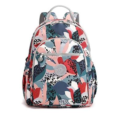 Imagem de Mochila Feminina 2022 Novo Padrão de Nylon Mochila de Grande Capacidade Mochila Feminina Casual para Estudantes do Ensino Médio
