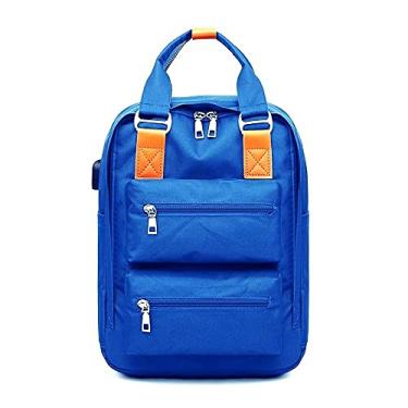 Imagem de Mochila Executiva Para Notebook Com Usb Universitaria Cor:Azul