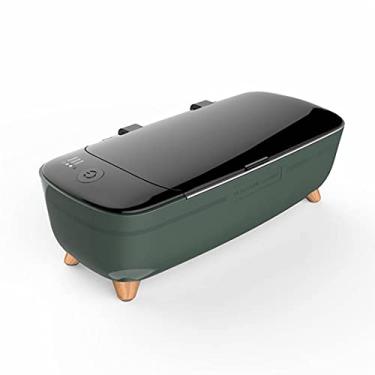 Imagem de scosao Limpador ultrassônico, máquina sônica de limpeza de joias de 400 ml, 47 kHz Máquina ultrassônica de limpeza de joias profissional para óculos, relógios, anel, dentaduras, diamante, dentaduras