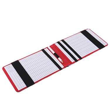 Imagem de Milageto Scorecard de Golfe de Couro Durável & Titular Do/Capa de Golfe Acessórios de Treinamento de Acessórios com Lápis, Camuflagem Azul., como descrito