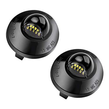 Imagem de LESAUCE Placa de licença LED de substituição de montagem de lâmpada para Ford F-150 F-250 F-350 F-450 F-550 Superduty Ranger Pickup Truck Explorer Bronco Excursion Expedition, DC12V 6000K Branco, Pacote com 2