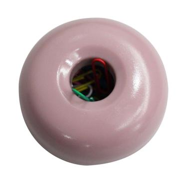 Imagem de Porta Clip Le Magnético 28mm com 50 Unidades Rosa