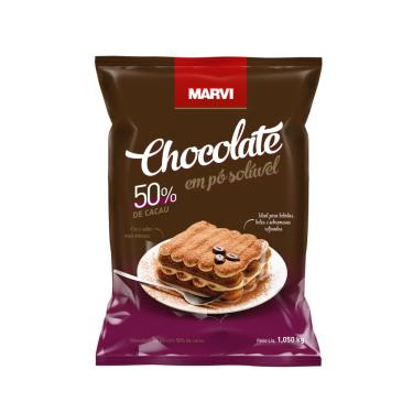 Imagem de Chocolate Em Po 50% Cacau 1,050 Kg - Marvi