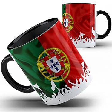 Imagem de Caneca preta Portugal povo português