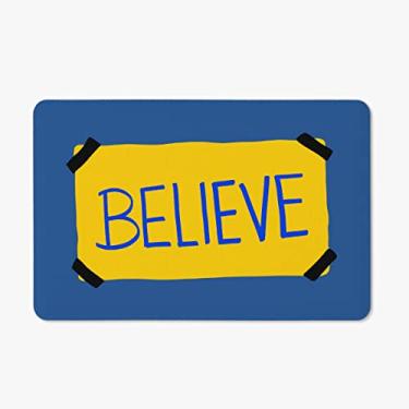 Imagem de Tapete Porta Banheiro Quarto 60x40cm - Believe