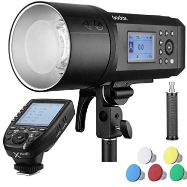 Imagem de Godox AD600Pro 600Ws TTL Flash Outdoor com Godox XPRO-F 2.4G 1/8000s 2600mAh Bateria 360 Flashes de Potência Total, 0.01-0.9s Reciclagem Compatível com Canon Nikon Sony etc.