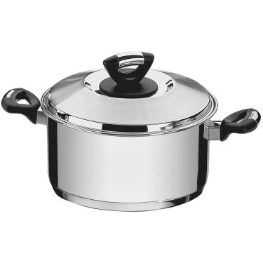 Imagem de Caçarola Funda Tramontina Solar Baquelite Inox - 24m