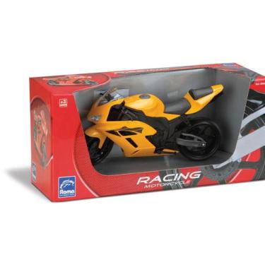 Moto Racer Fricção com Som Líder Brinquedos - Vermelho