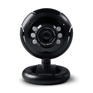 Imagem de Webcam Night Vision 480P Microfone Embutido Conexão Usb Plug And Play