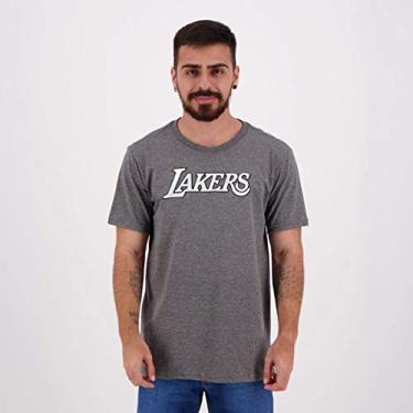 Imagem de Camiseta NBA Los Angeles Lakers Holographic Grafite