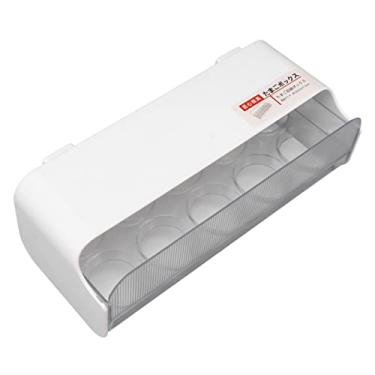 Imagem de Organizador de Geladeira, Fácil de Instalar Espaço Expansível Transparente Resistente Multifuncional Caixa de Armazenamento de Geladeira Grau Alimentício Saudável para Geladeiras de Cozinha (Ovo de gaveta 10 compartimentos)