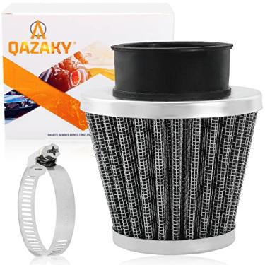 Imagem de QAZAKY Limpador de filtro de ar universal 44mm 45mm 46mm compatível com 50cc-90cc 110cc 125cc 140cc 150cc 200cc 250cc GY6 motocicleta ATV Scooter Quad Go Kart Moped Pit Dirt Racing Bike Suzuki Baja 1,