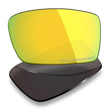 Imagem de Mryok Lentes de reposição para Oakley Gascan OO9014 - Opções, Anticorrosão da água do mar polarizada - ouro 24k, One Size