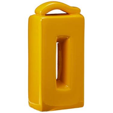 Imagem de Letra Õ Decorativa Com Acento Ceramicas Pegorin Amarelo