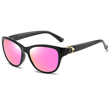 Imagem de Óculos de Sol Feminino Polarizadas Design Elegante Banned 1976 Moda Casual (C4)