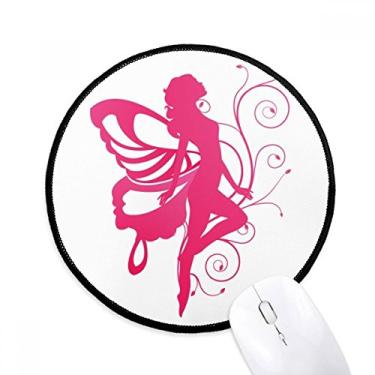 Imagem de Mouse pad Butterfly with Pink Wing Pretty Angel para escritório e computador