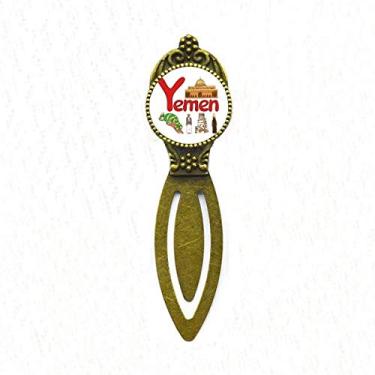 Imagem de Marcador de página retrô com símbolo nacional do Iêmen