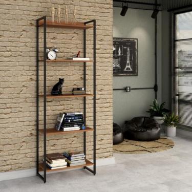 Imagem de Estante Nanda III Nogal 60 cm