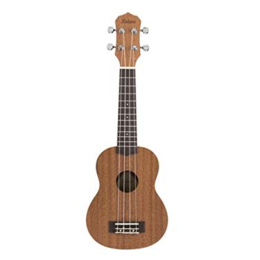 Imagem de Ukulele Kalani Soprano 21 Tribes Series KAL 220 SS com Bag, Natural Sapele