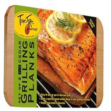 Imagem de TrueFire Gourmet TFplanks12-2 tábua de churrasco de cedro, pacote com 2, 18 x 30 cm