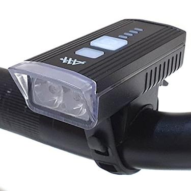 Imagem de Farol Lanterna Bike 2 Leds Recarregável Forte Com Sensor LED T6 Indicador de Bateria
