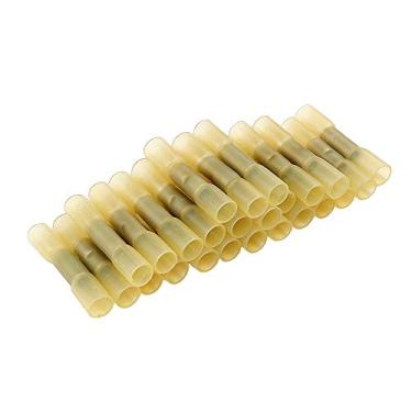 Imagem de ESUPPORT 50 pacotes de conector de terminal de crimpagem elétrica com fio de encolhimento de calor amarelo 10-12 AWG