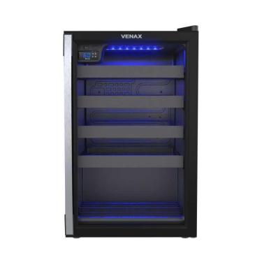 Imagem de Adega Piubella 100 Para 24 Garrafas 82L Preto 220V - Venax