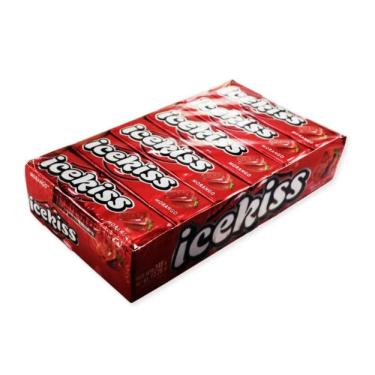 Imagem de Bala Drops  Icekiss Morango 29g C/12 Unidades