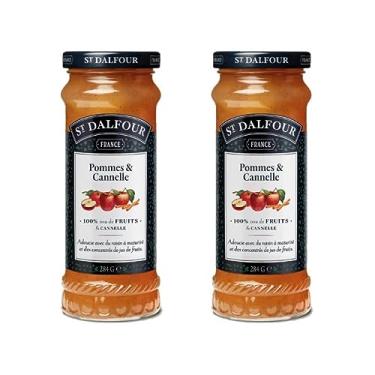 Imagem de Kit 2 Geleia Importada St Dalfour Maça C/ Canela 284 Gramas