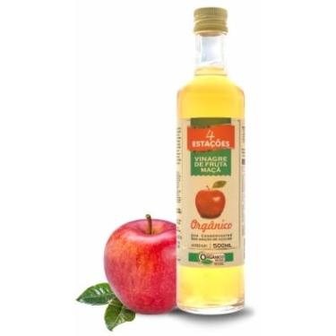 Imagem de Vinagre de Fruta Maçã Orgânico Acidez 4,2% 4 Estações - 500ml