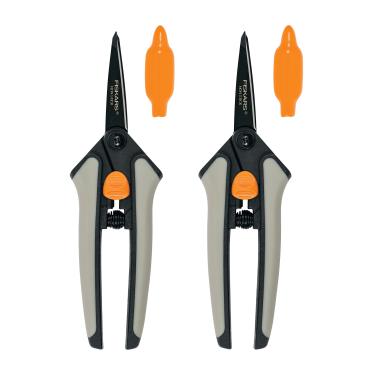 Imagem de Fiskars Cortador de poda de microponta antiaderente Softgrip, pacote com 2