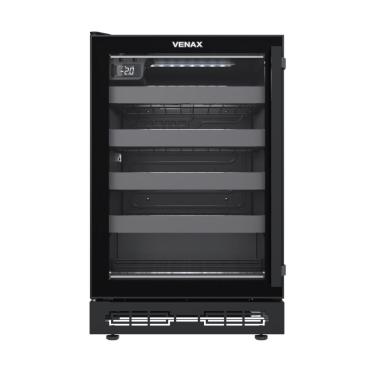 Imagem de Champanheira de Embutir Venax 24 Garrafas Preto Porta Invertida 220V