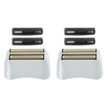 Imagem de Lâmina e cortador de substituição Pro Shaver compatível com Andis 17150(TS-1)/17155/17200 barbeador de substituição ProFoil de lítio, 2 unidades