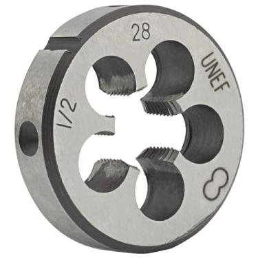 Imagem de Aceteel 1/2" - 28 UNEF molde redondo, matriz de rosca para máquina de mão direita 1/2" x 28" UNEF