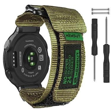 Imagem de SMITHA Pulseira de relógio de substituição robusta compatível com Garmin Forerunner 235 para relógio inteligente 220/230/235/620/630/735XT/235 Lite para mulheres e homens