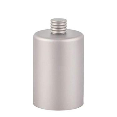 Imagem de Yogogo Garrafa de licor de titânio Skittle Hip Flask Mini Flask Whisky Sake Brewed Shochu Garrafa para Ultraleve Portátil com 175 / 200 ml Saco de Armazenamento (A)