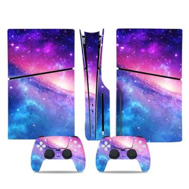 Imagem de Skins para console e controlador PS5 Slim Disc Edition, capas PS5 Slim, decalques, adesivos. (adesivo A)