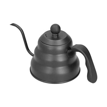 Imagem de Chaleira de café, bule de chá de aço inoxidável, chaleiras de café para pingar à mão de acampamento com bico de gotejamento de precisão e bico de pescoço de ganso para café e chá, presente de dia dos pais (1,2 L)
