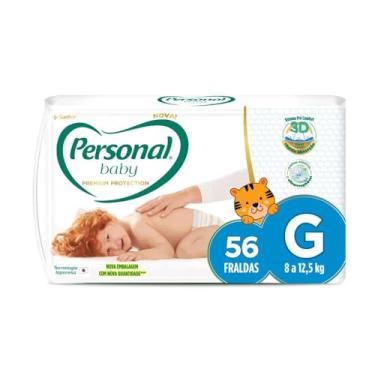 Imagem de Personal Fralda Baby Premium Protection G, 56 Unidades