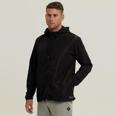 Imagem de Jaqueta Corta Vento Impermeável Preto Masculino WSS Classic-Masculino