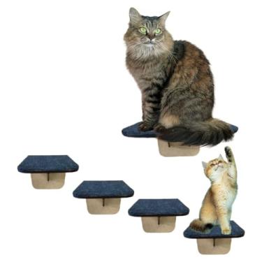 Imagem de Artpical, Playground para Gatos Kit Com Prateleira e 04 Degraus Escada Pet